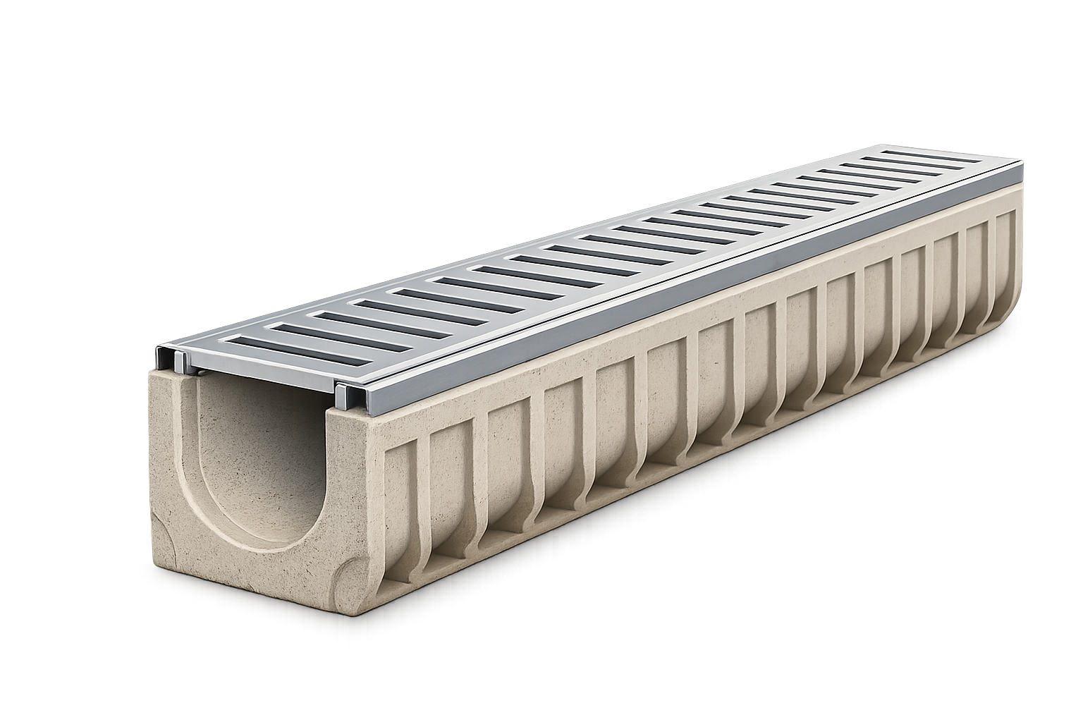 Полимербетонные лотки линейного водоотвода
