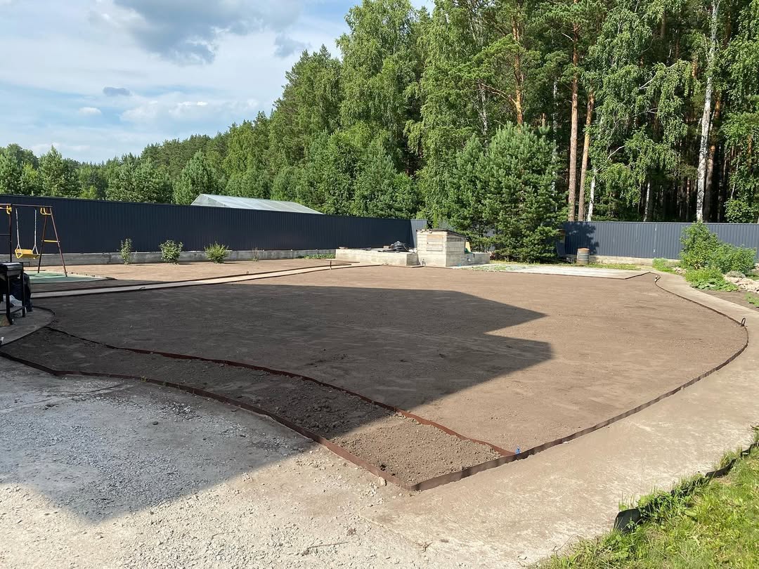 Монтаж настоящего газона в Ярославле фото 1