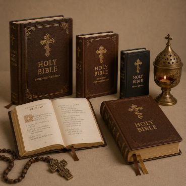 Bible — Buy Orthodox Bible in South Africa. The Holy Scripture is the foundation of the Orthodox Christian faith. We offer Orthodox Bibles in pocket, hardcover and study editions, containing the Old and New Testament with the Orthodox approach to reading and understanding Scripture. Reading is a cornerstone of Orthodox spiritual life: through the Scriptures and the writings of the saints, the faithful learn the faith, pray with understanding and grow in love for God and neighbour. Whether you are new to Orthodoxy, preparing for study or building a church library, a good Bible is an essential companion. We deliver nationwide across South Africa, with local delivery in Pretoria and Johannesburg and prices in South African Rand. Read, study and grow in the Orthodox faith with Orthodox Africa.