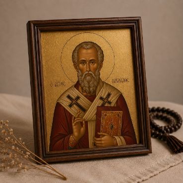 Saint Icons — Buy Orthodox saint icons in South Africa. Saint icons bring the holy men and women of the Orthodox Church into your home — beloved images venerated as intercessors and examples of holy life. An icon is a window into the heavenly world, a reminder that the saints are close to us and pray with us. We offer handcrafted icons of Saint Nicholas the Wonderworker, Saint George the Victorious, Saint Seraphim of Sarov and the patron saints of your family, painted in traditional Byzantine style and available in 20 cm, 30 cm and 40 cm sizes. Orthodox believers keep saint icons in the home prayer corner (the 'red corner'), honour their patron saints and give icons as meaningful gifts for name days, baptism and family feasts. Every order is prepared with care and prayer. We deliver nationwide across South Africa, with local delivery in Pretoria and Johannesburg and prices in South African Rand. Invite the saints into your family with Orthodox Africa — the first online Orthodox goods store for Southern Africa.