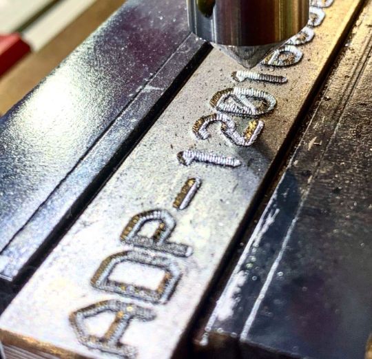 Пример текста иглой PIN12