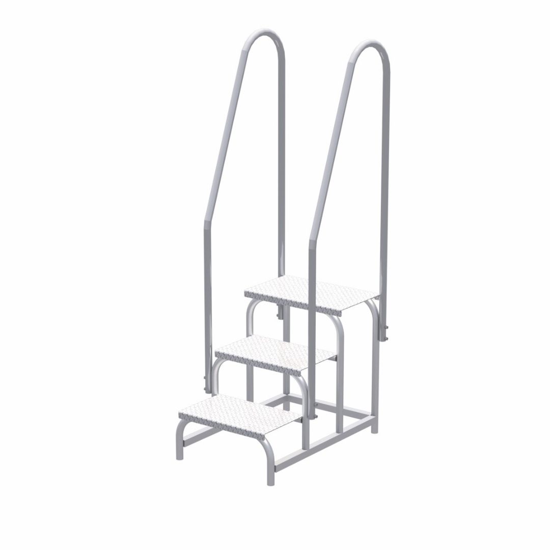 Эталон Монтажная подставка алюминиевая МП Тип 1 с 2 поручнями