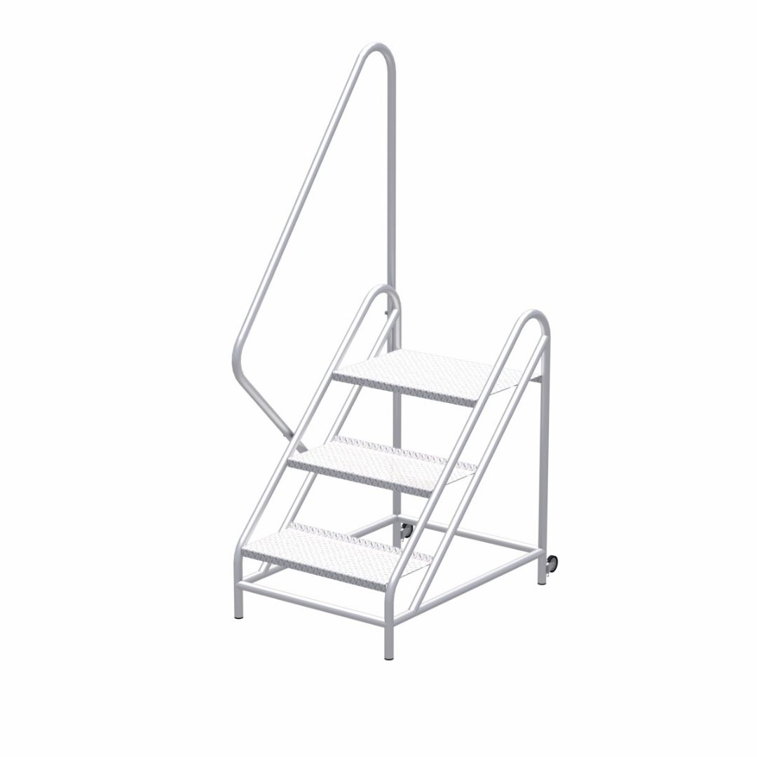 Эталон Монтажная подставка алюминиевая МП Тип 2 с колесами и поручнем