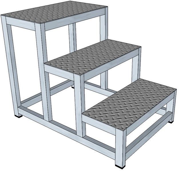 Эталон Подмость (подставка) алюминиевая ПА большегрузая