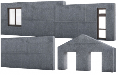 Стеновые панели из полистиролбетона