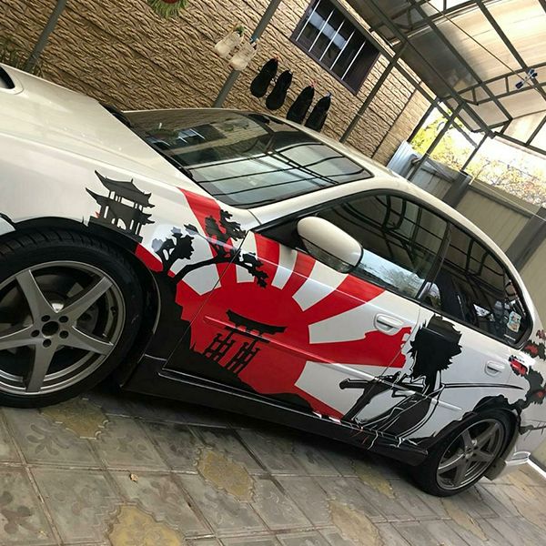 Японская стилистика оклейки автомобиля