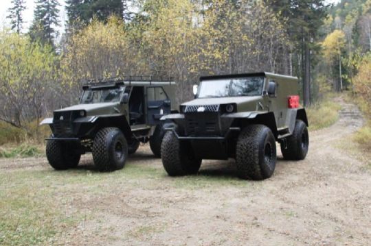 Снегоболотоход 4х4 на шинах низкого давления