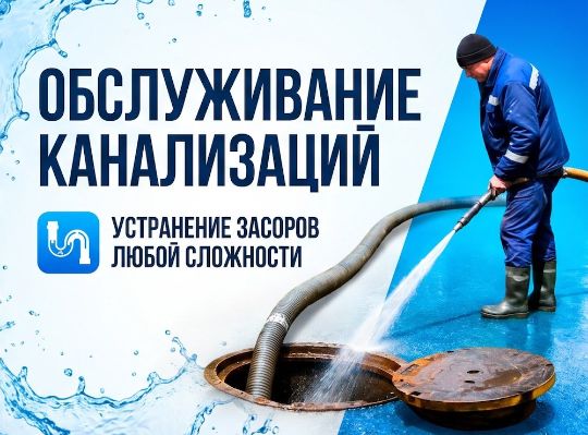 Гидродинамическая прочистка канализации