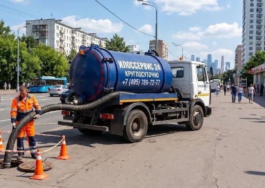 Откачка ила в Москве и Московской области