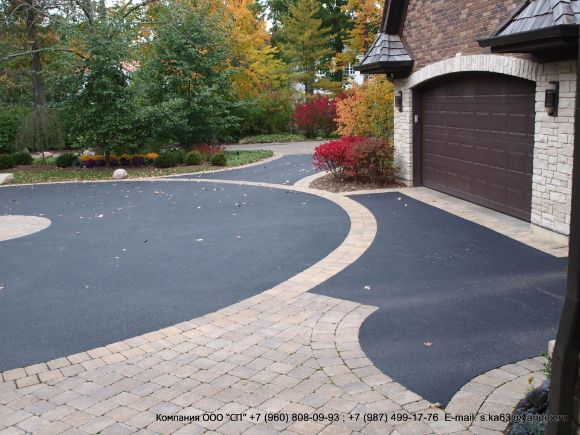 Asphalting of a suburban area