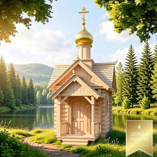 Часовня 7,3 м.кв. с крыльцом 1