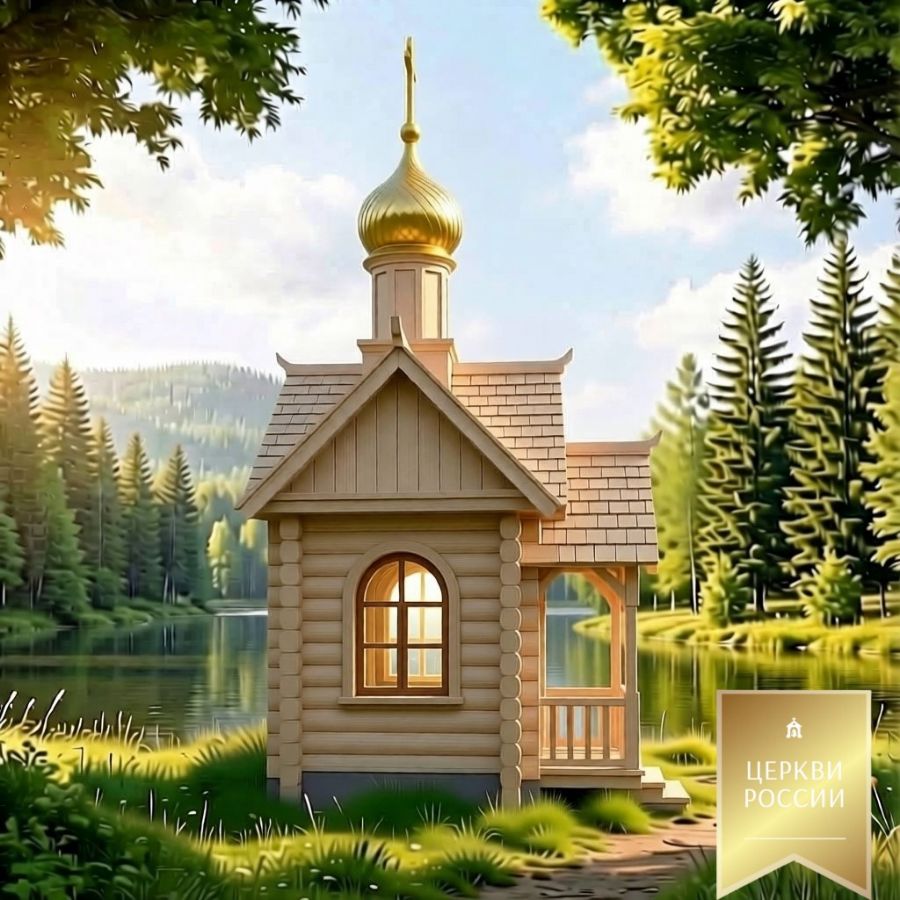 Часовня 7,3 м.кв. с крыльцом 2