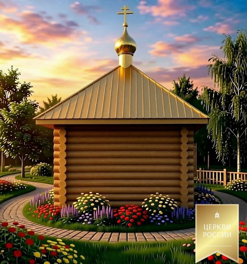 Часовня 9 м.кв. с крыльцом 1.4