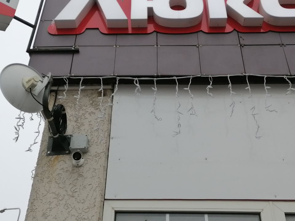 установка системы видеонаблюдения для магазина