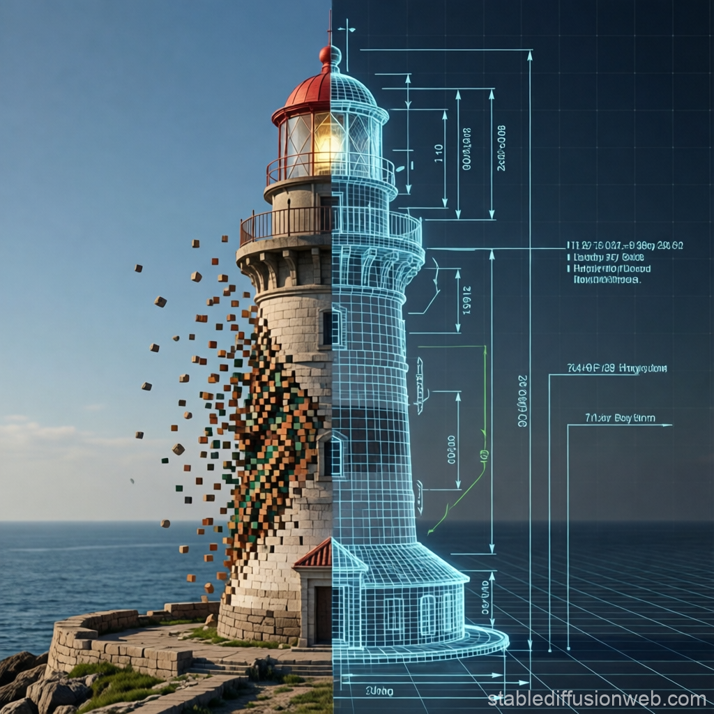 Сборный 3D-пазл конструктор архитектурного объекта, развивающий сувенир для семейной аудитории.