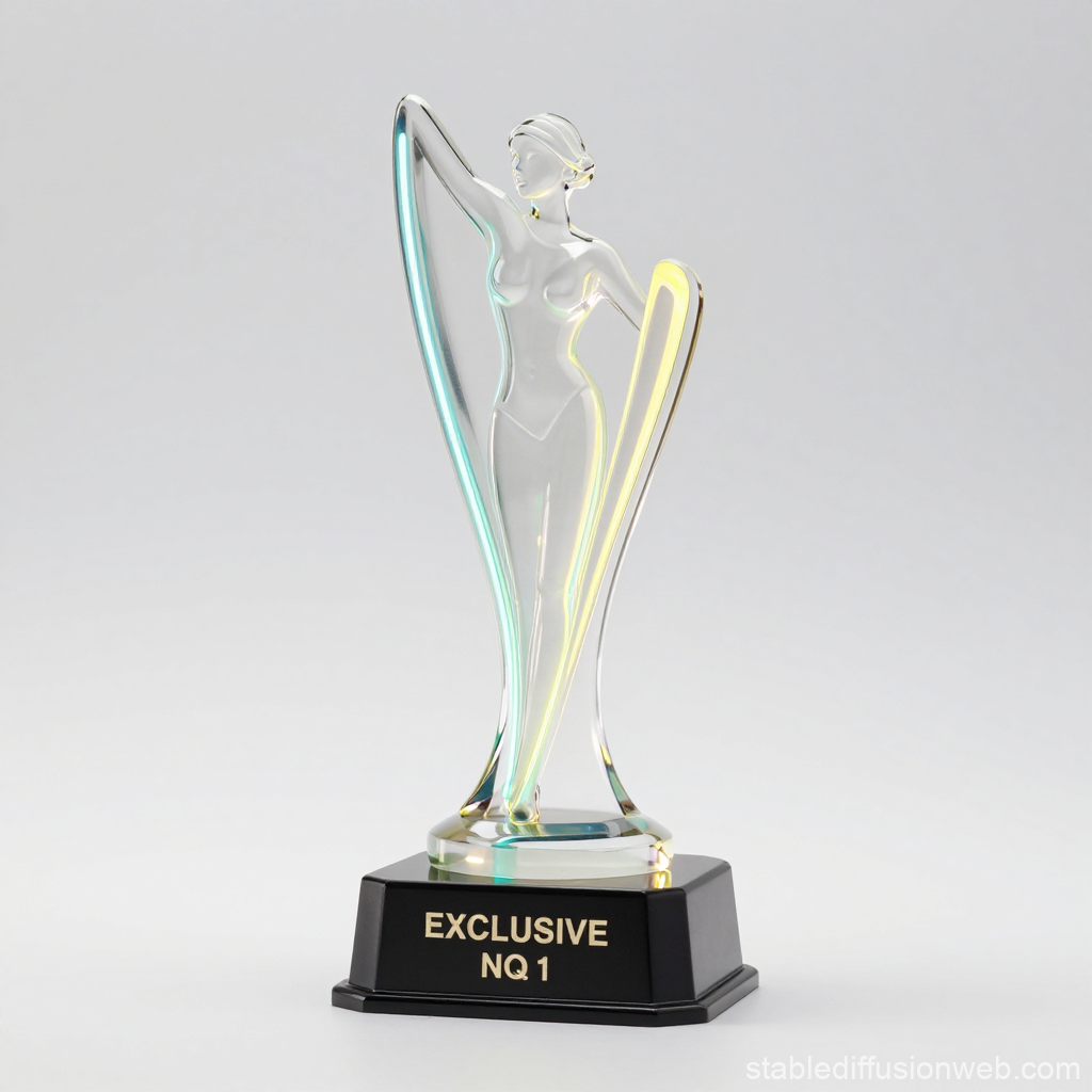 Лимитированная серия 3D-сувениров, премиальный наградной кубок с футуристичным дизайном.