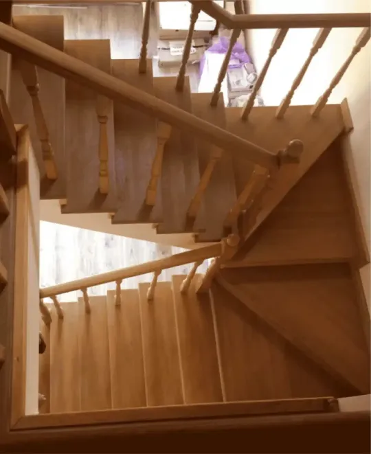 Лестницы с поворотом 180