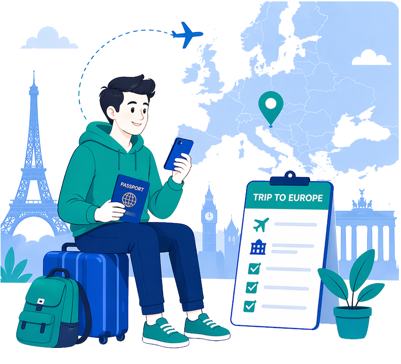 Запись в визовый центр