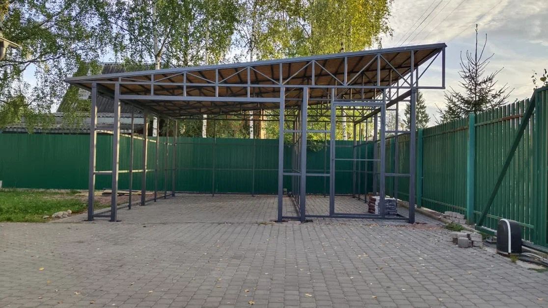 Производство навесов в СПб | Петербургские навесы