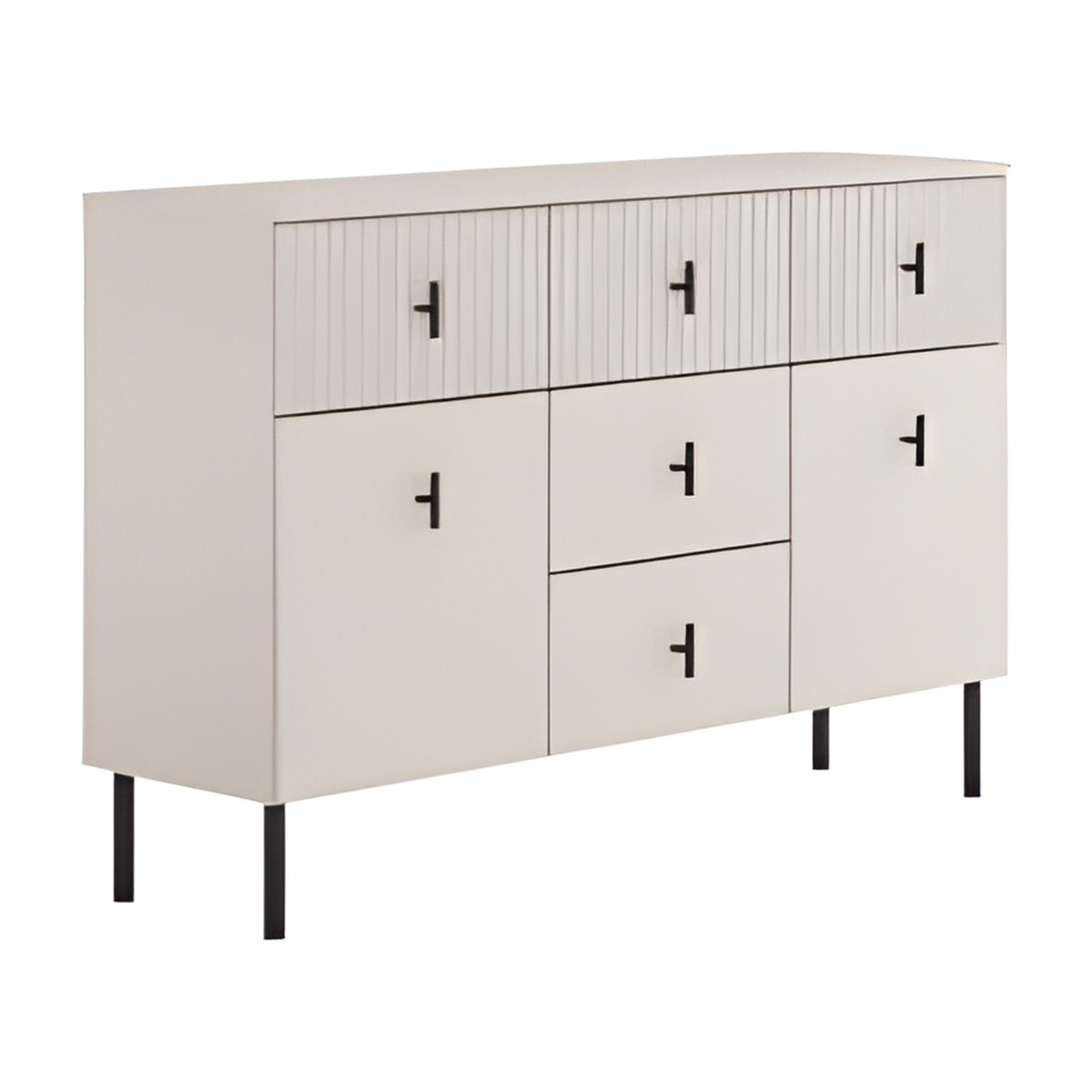 Комод 5 ящиков, 2 двери, 120,2 см — коллекция «Фенстер», фабрика WOOD
