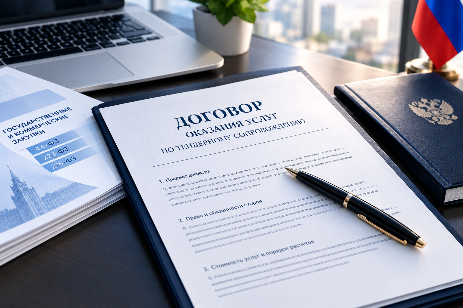 Договор оказания услуг по тендерному сопровождению | Torgi-RF