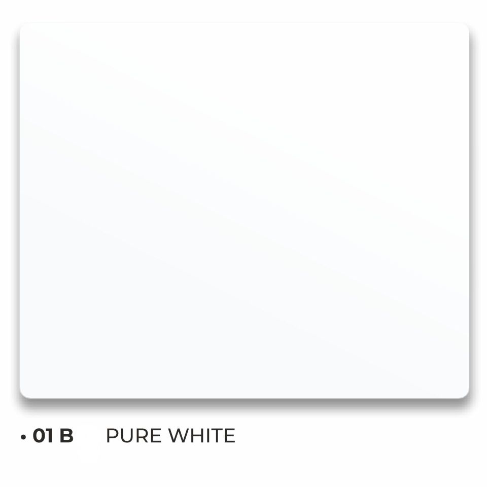 01 B Pure white