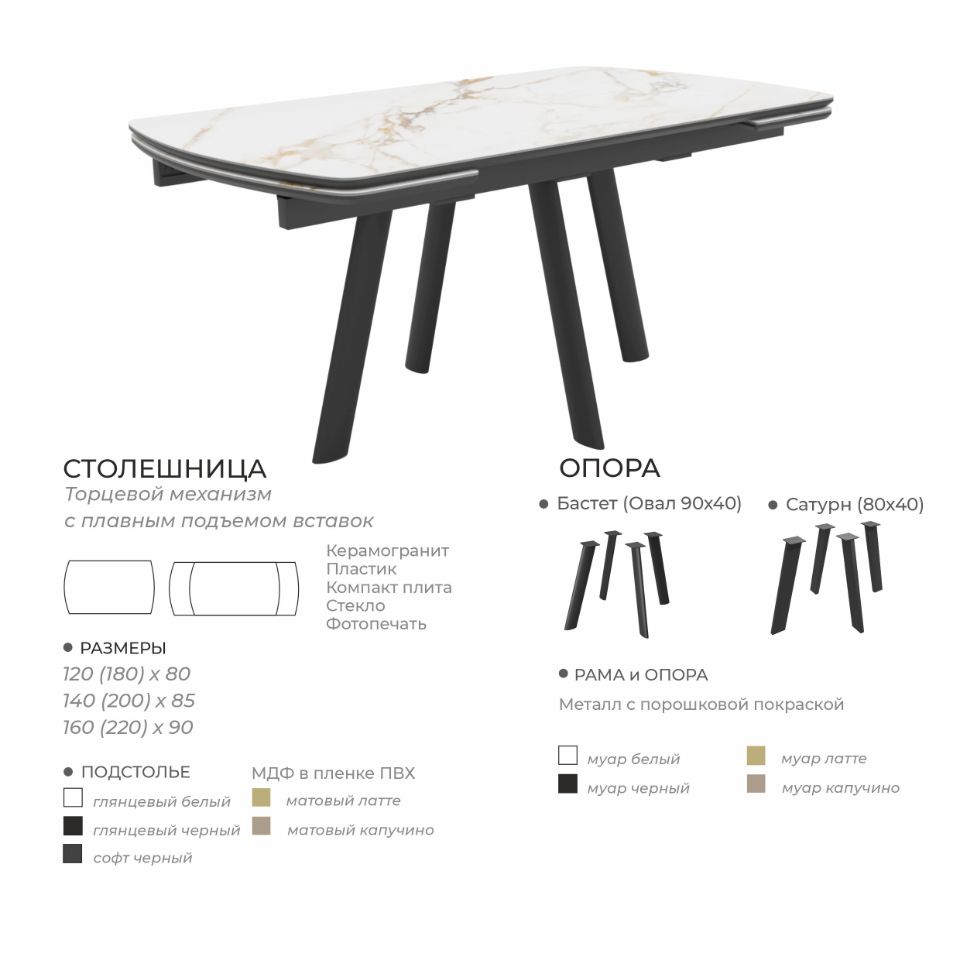 СТОЛ БАСТЕТ