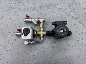 Смесительный узел для тепловой завесы