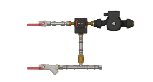 Смесительный узел для водяных нагревателей / калориферов