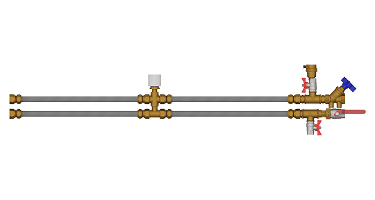 Смесительный узел для фанкойлов