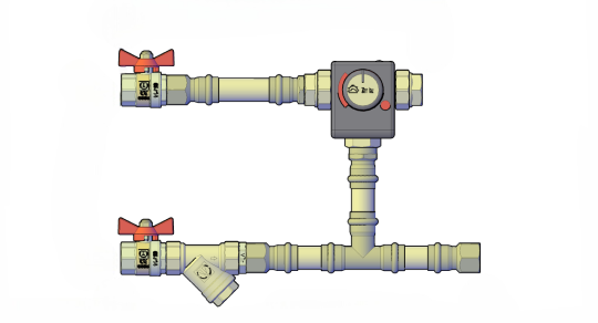 Смесительный узел для водяных охладителей