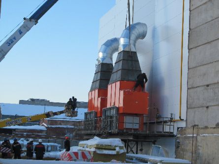 Воздухонагреватель рекуперативного типа