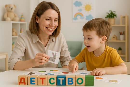 Индивидуальное занятие с логопедом-дефектологом