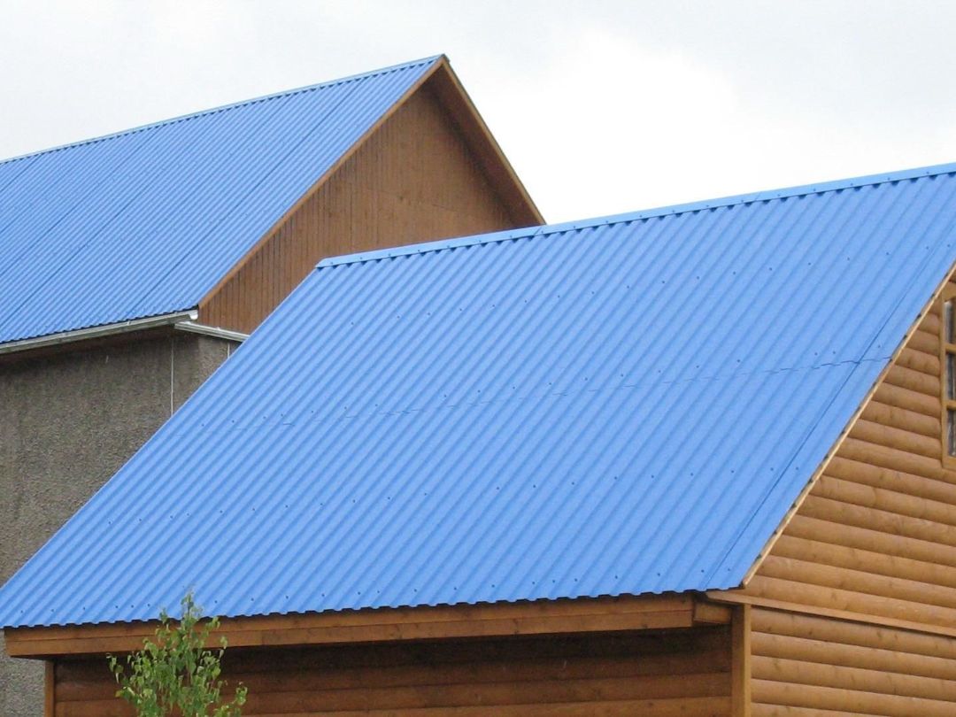 профнастил крыша_RAL 5005