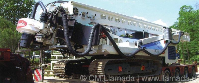 Перевозка буровой установки llamada p-135