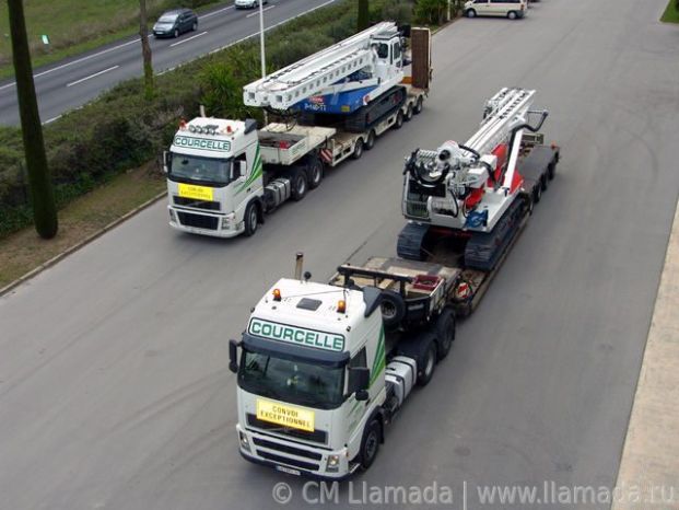 Перевозка буровой установки cfa llamada p-140