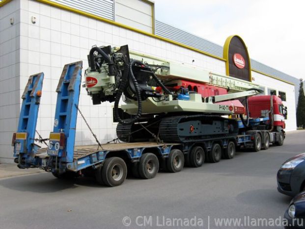 Перевозка буровой установки cfa  llamada p-140tt