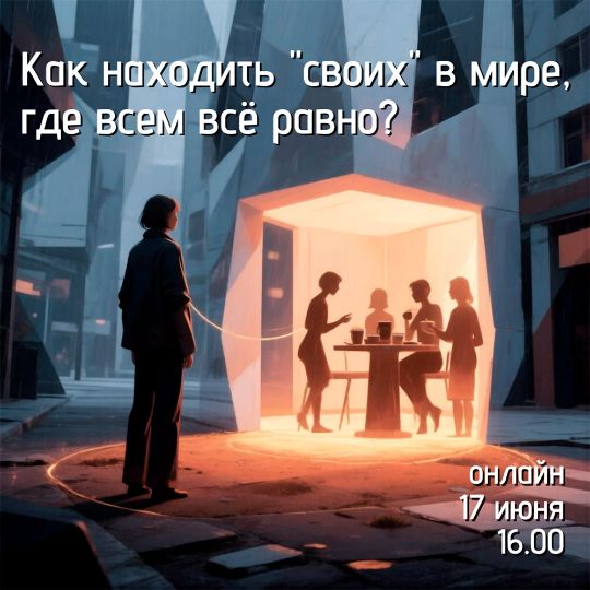 Вебинар Как находить «своих» в мире, где всем всё равно?