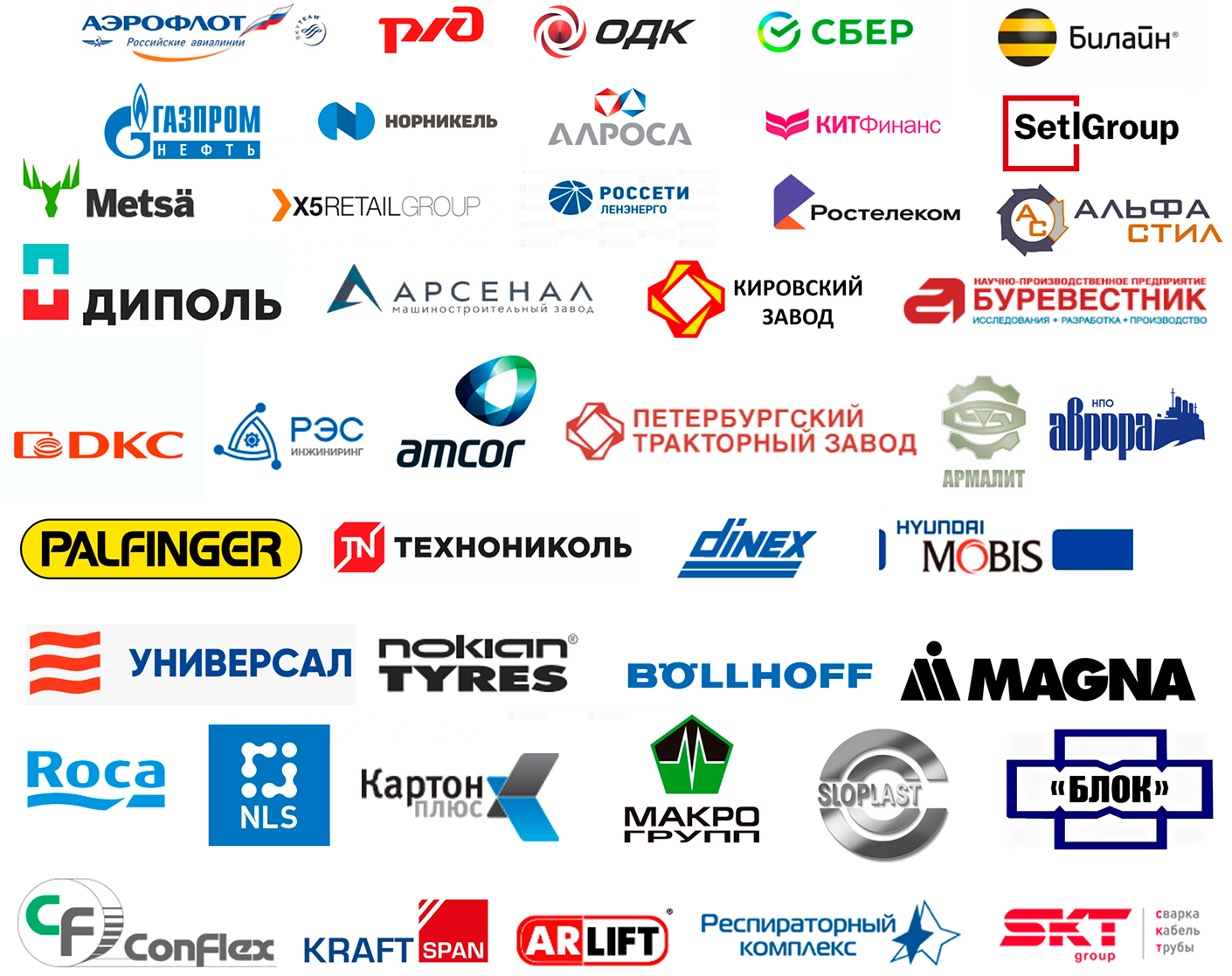 Наши клиенты в сфере производства