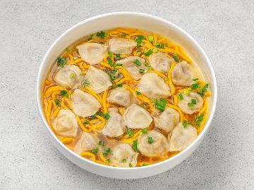 Китайский суп с вонтонами