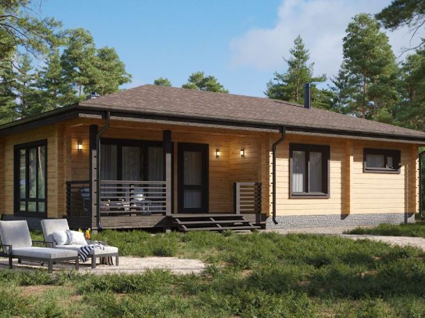 Бани из клееного бруса