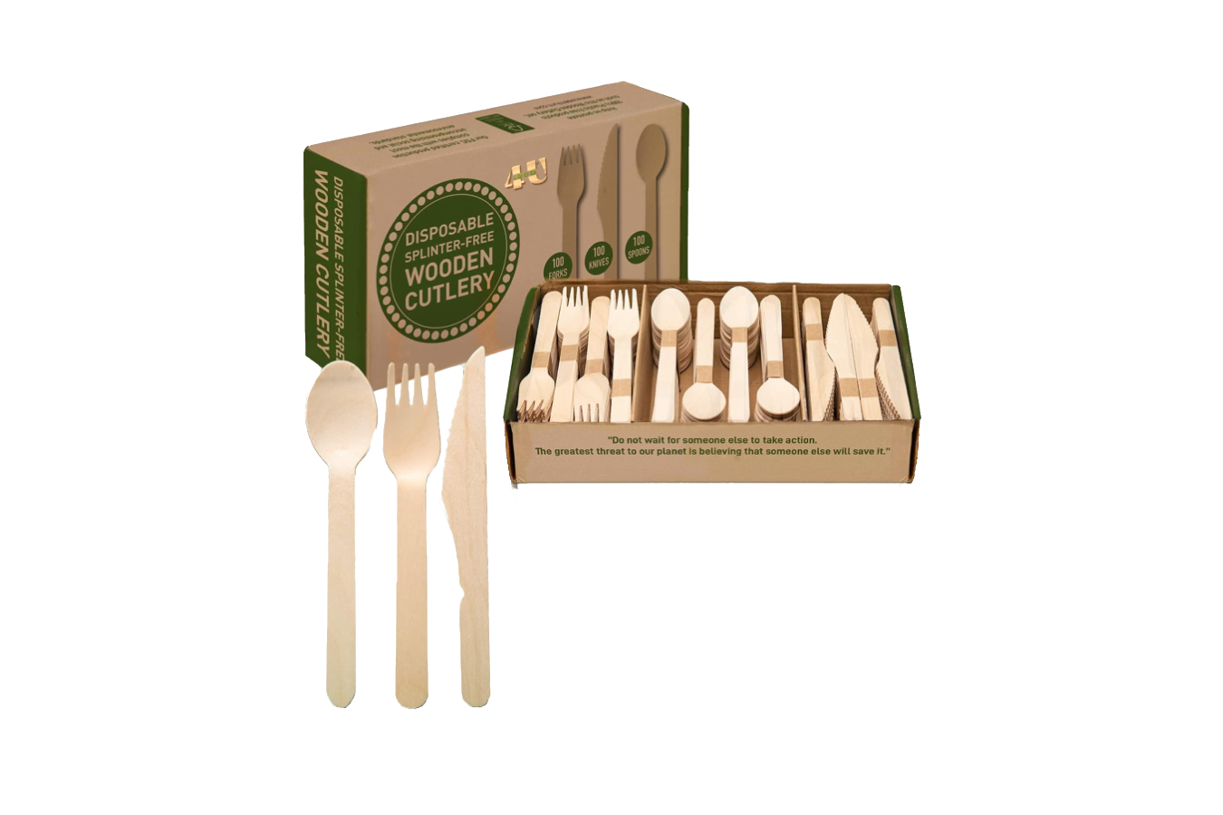 Столовые приборы из бамбука