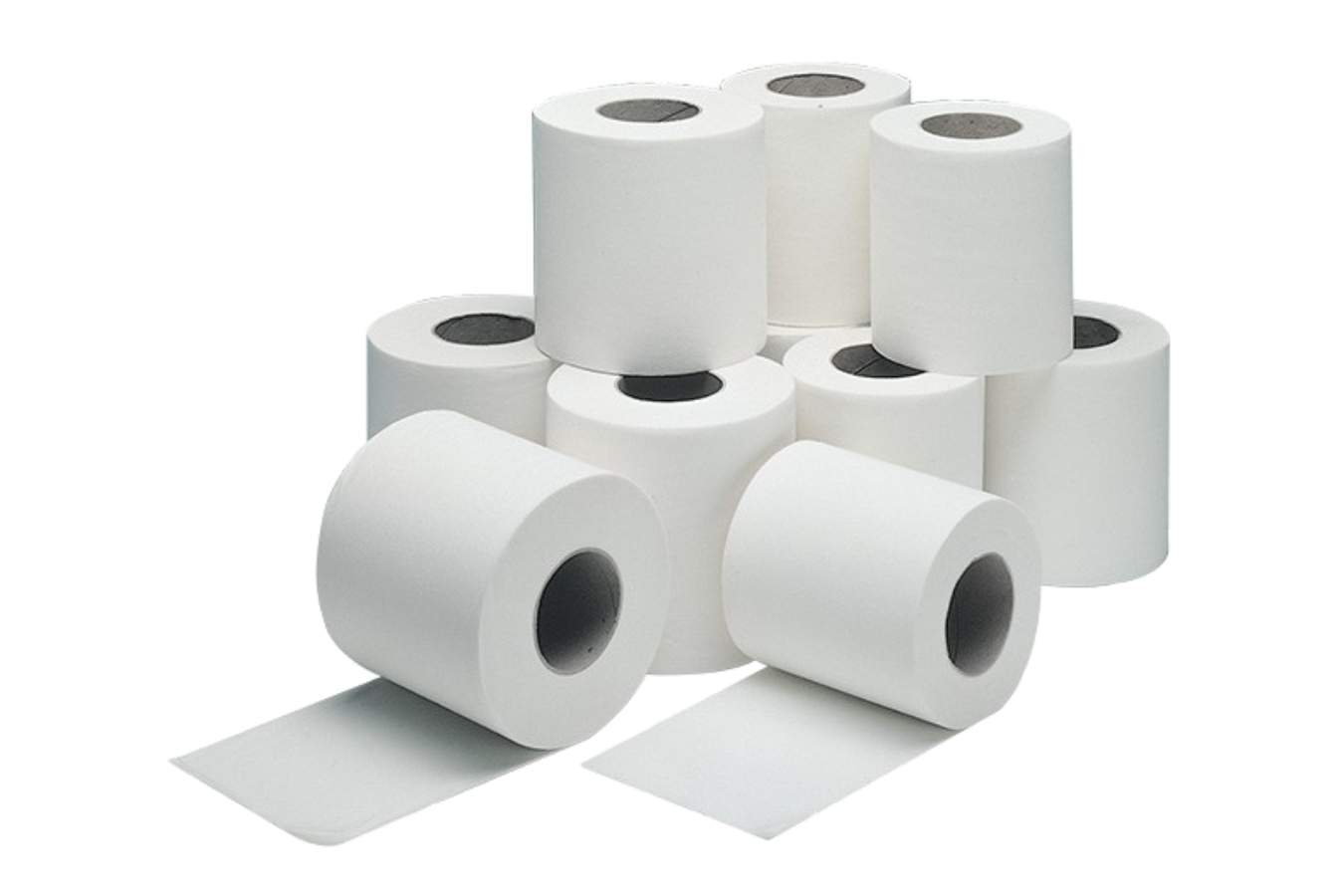 Отбеленная туалетная бумага из бамбука