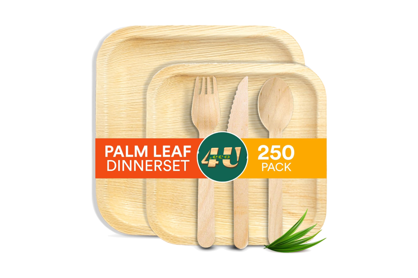 Столовый набор из бамбука 250 штук