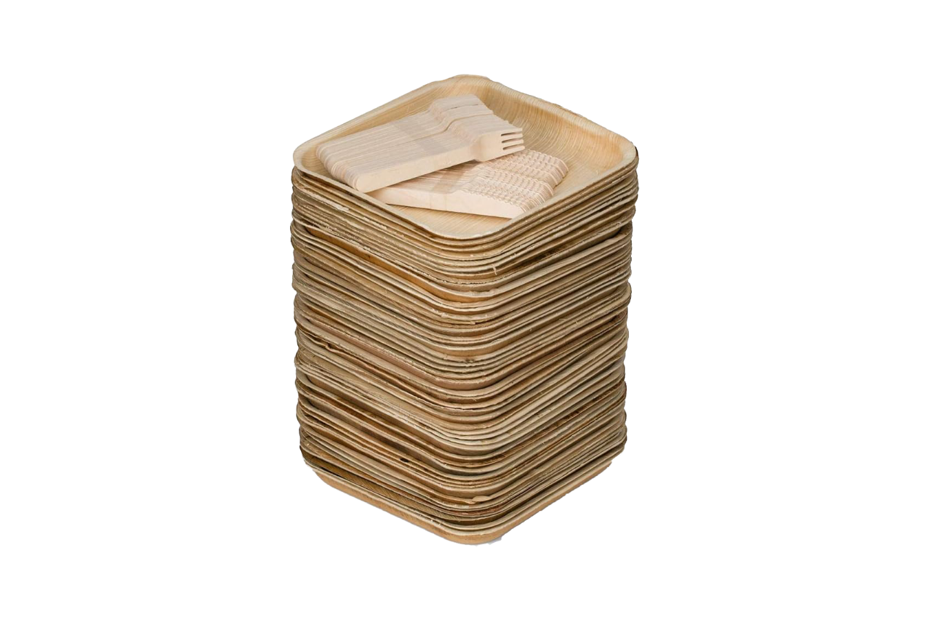 Тарелки из бамбука