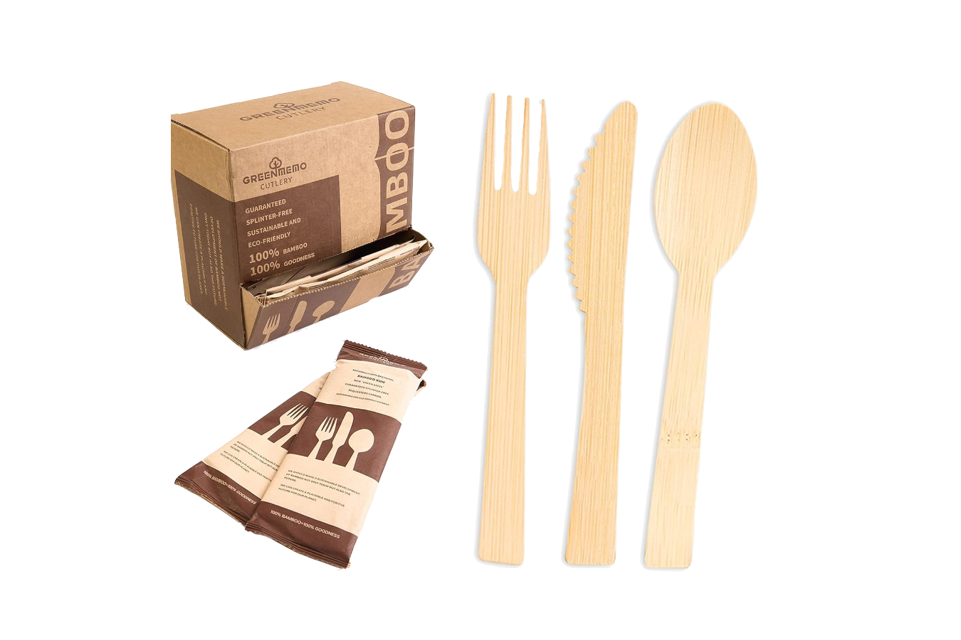 Набор посуды из бамбука