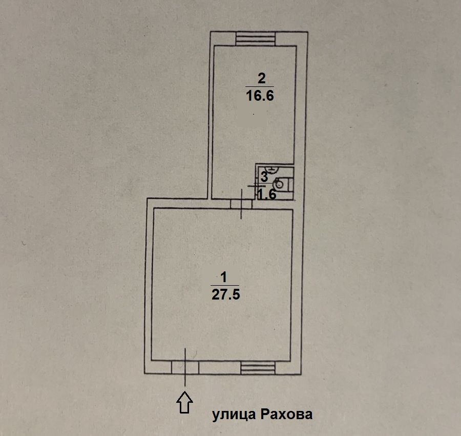 План магазина 45 м2 Саратов Рабочая 85