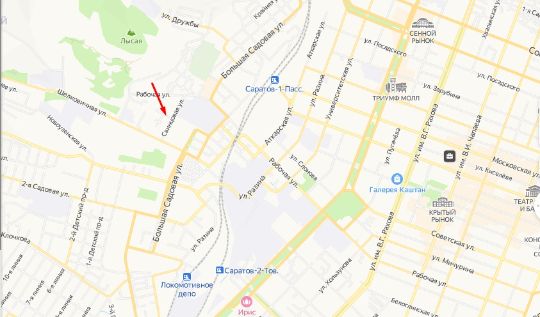 Свинцовая 20 Саратов ГСК Маяк на карте