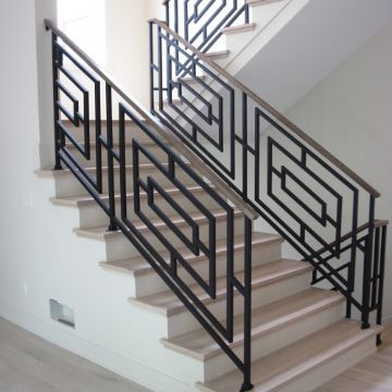 перила с прямоугольным узором