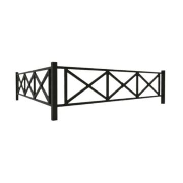 металлическое ограждение треугольник